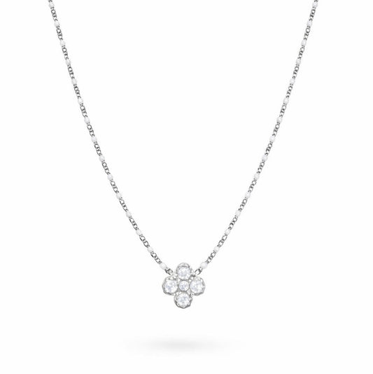 Collier Éline en acier inoxydable argenté - Luneia Bijoux
