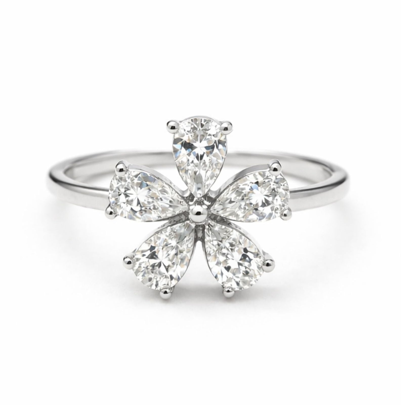 Bague Élise en acier inoxydable argenté - Luneia Bijoux