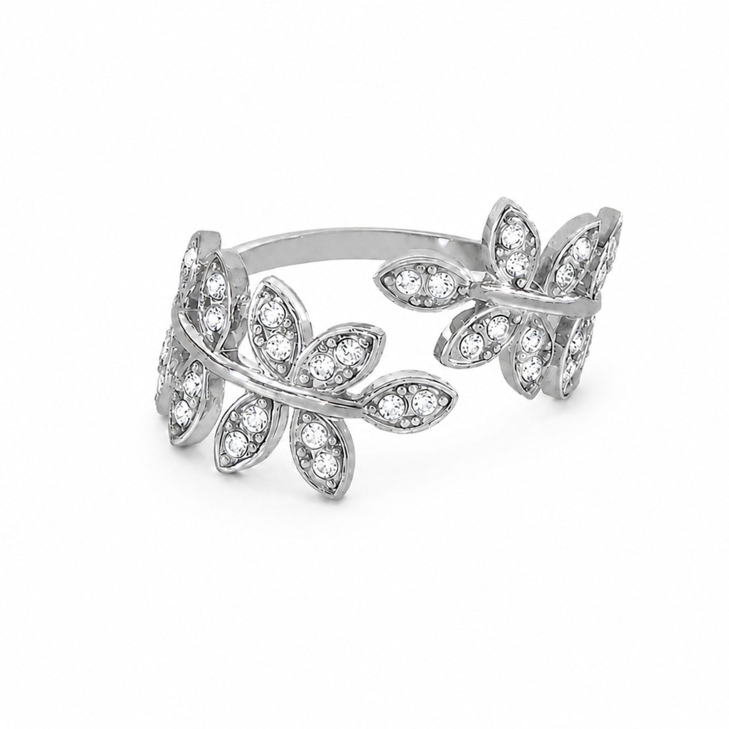 Bague Linea en acier inoxydable argenté - Luneia Bijoux