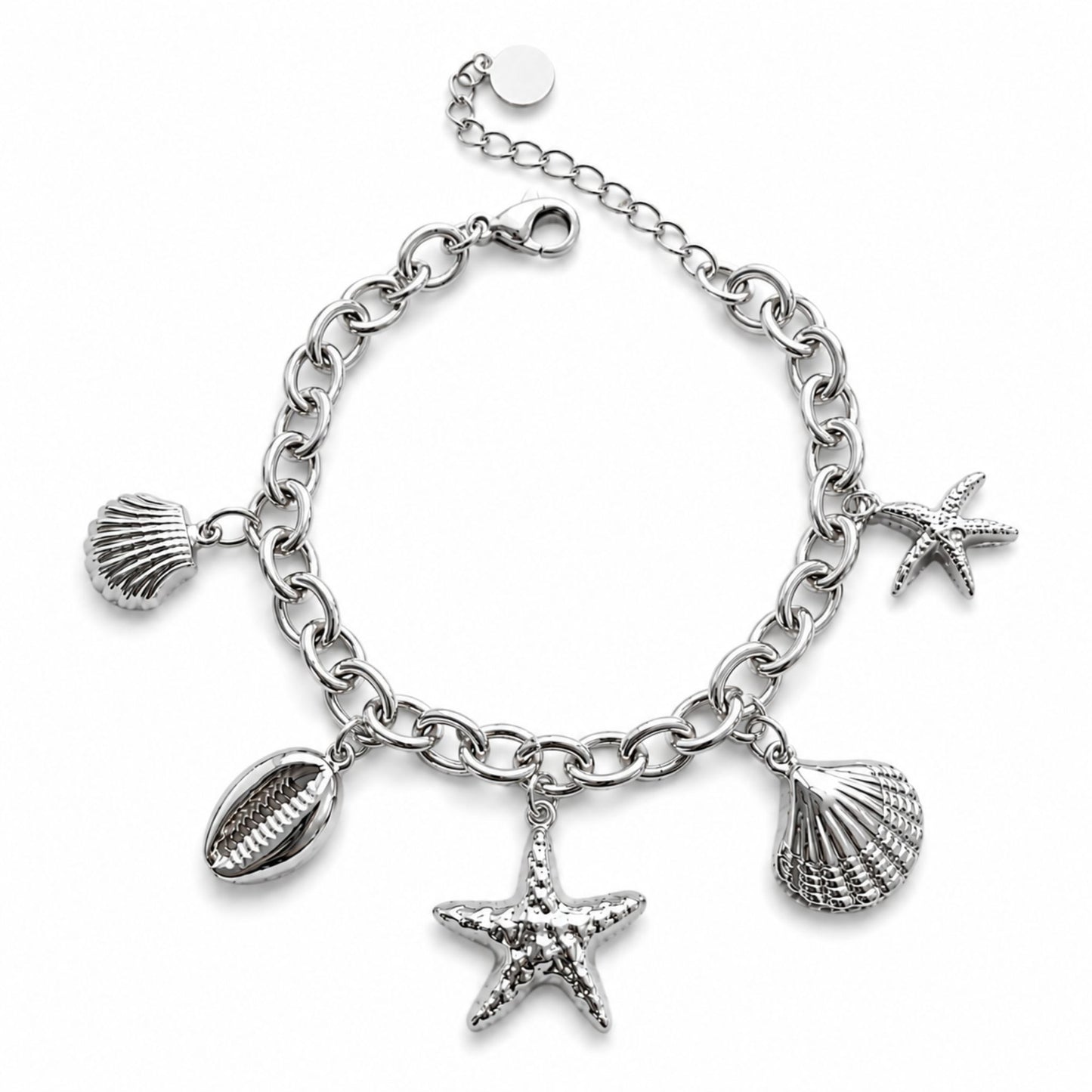 Bracelet Maréa en acier inoxydable argenté - Luneia Bijoux