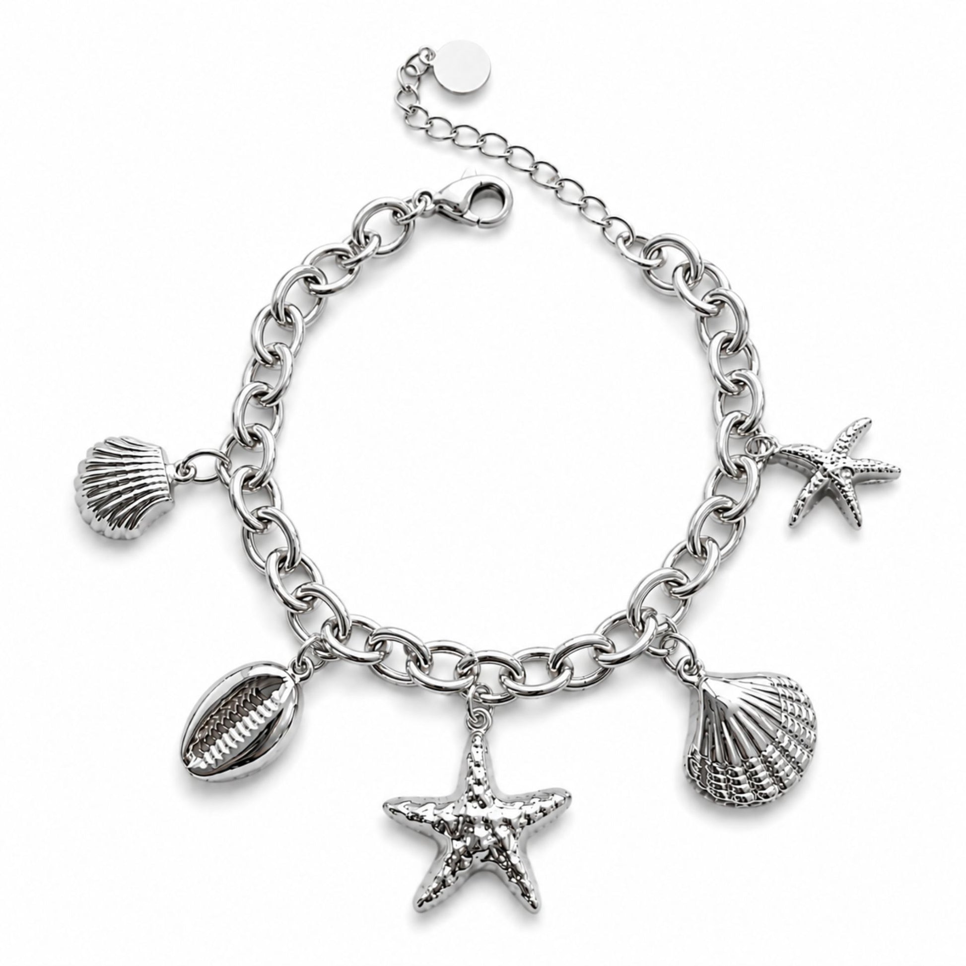 Bracelet Maréa en acier inoxydable argenté - Luneia Bijoux
