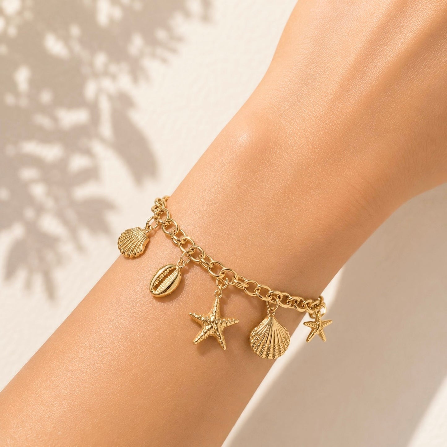 Bracelet Maréa en acier inoxydable porté - Luneia Bijoux