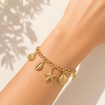 Bracelet Maréa en acier inoxydable porté - Luneia Bijoux