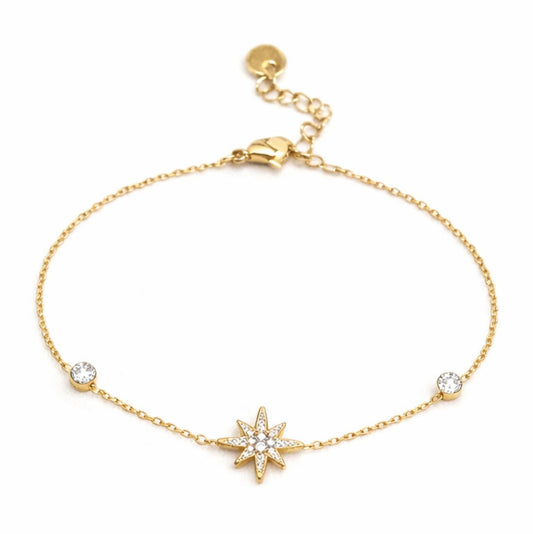 Bracelet Stella en acier inoxydable doré - Luneia Bijoux